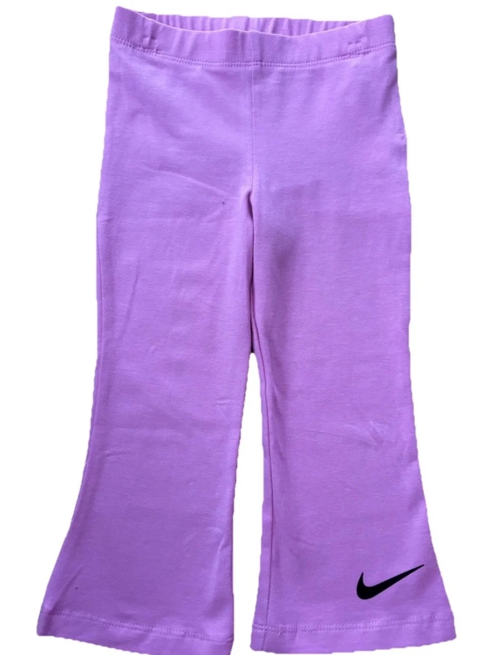 Nike Little Girls Cropped Boxy L/S Tee With High Rise Flared Leggings Set - 2T - Picture 4 of 5